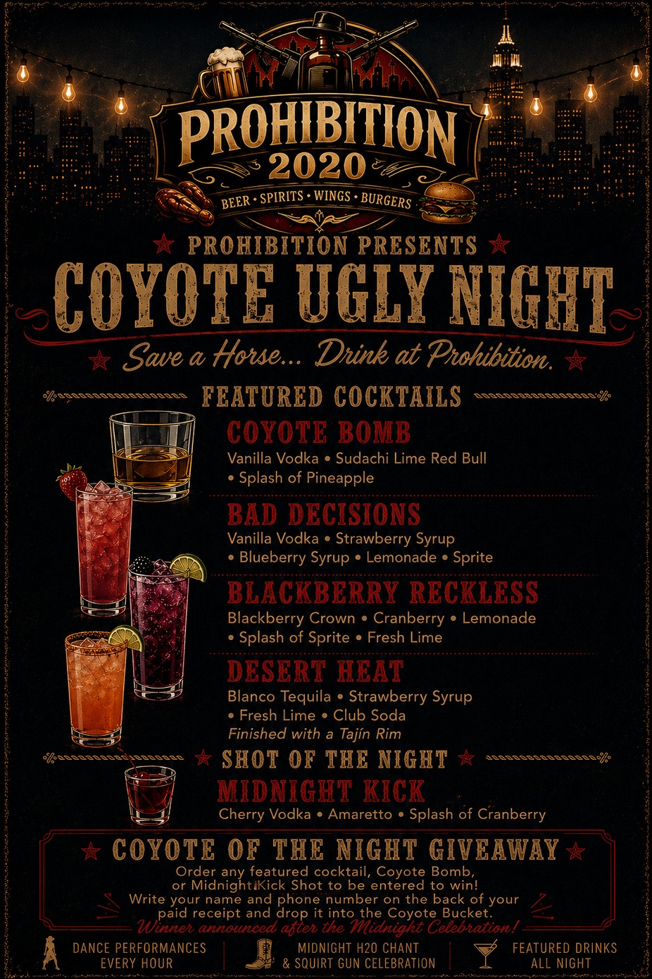 Prohibition Presents Coyote UglyNight… event photo