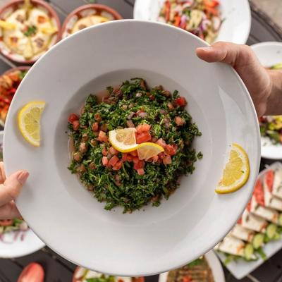 Tabouleh salad.