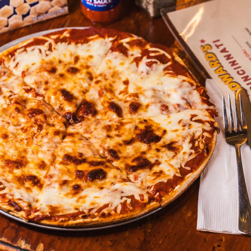 menu item 1 of 2, Thin Crust Pizza