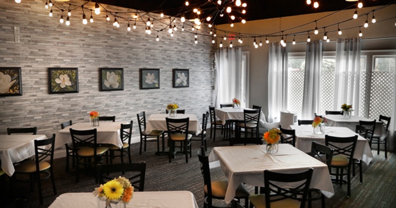 Interior, dining area