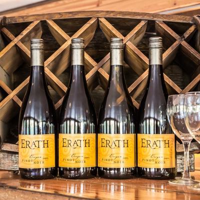 Four bottles of champagne