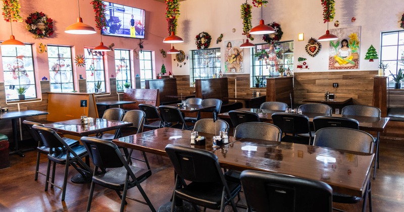 Interior, dining area
