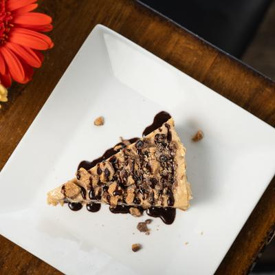 Peanut Butter Pie, top view.