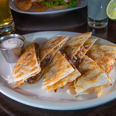 Brisket quesadillas.