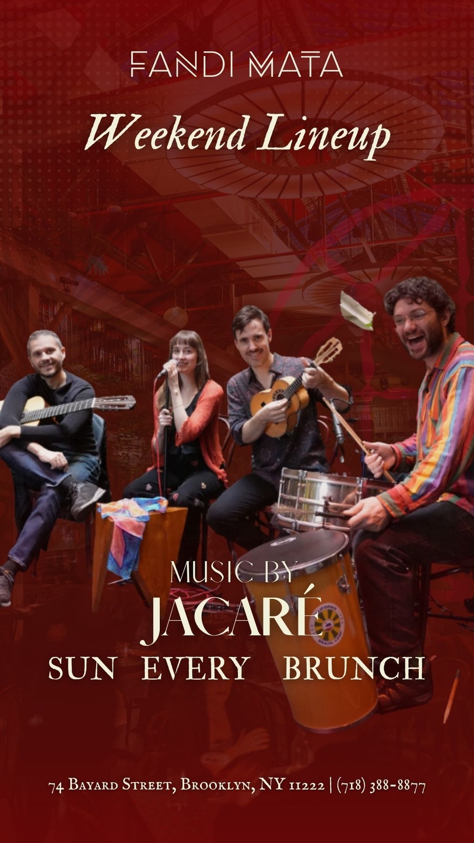 Sunday Brunch with Jacaré event photo