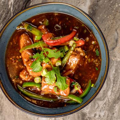 Chili Paneer Gravy.