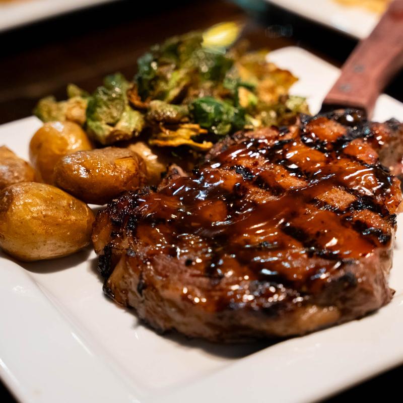 Black and Blue Ribeye photo