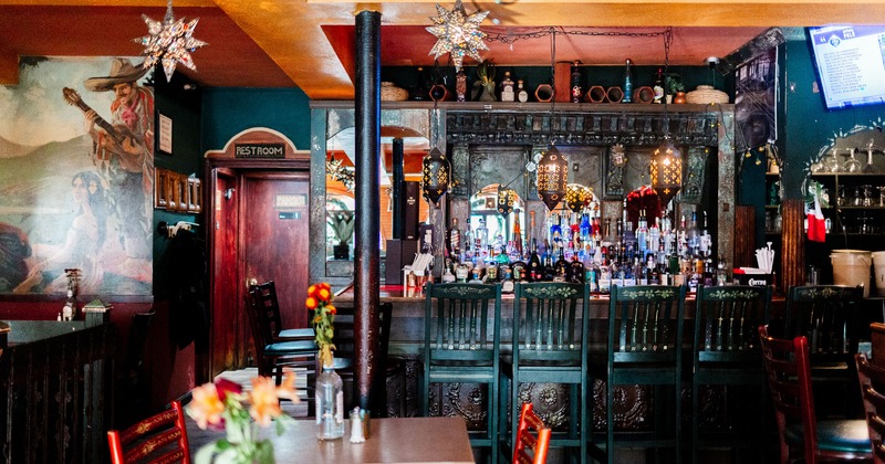 Interior space, bar area