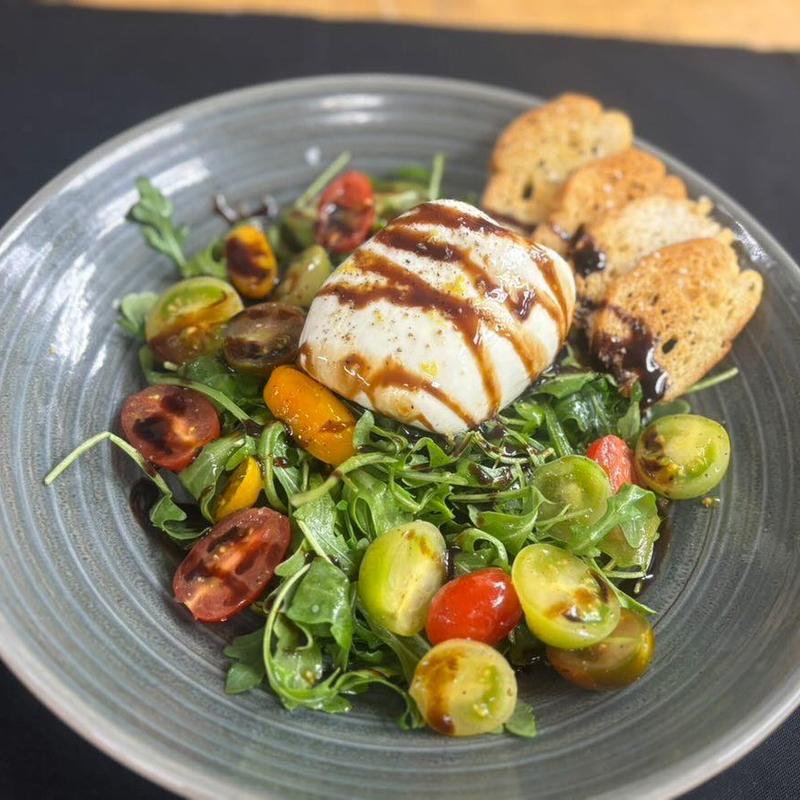 Peach & Burrata Salad photo