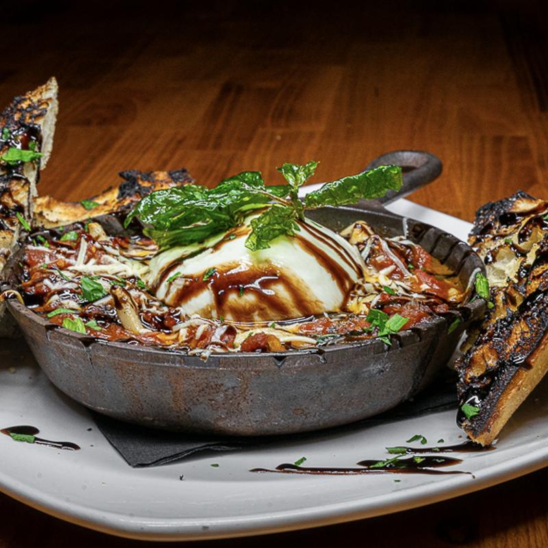 Baked Burrata.