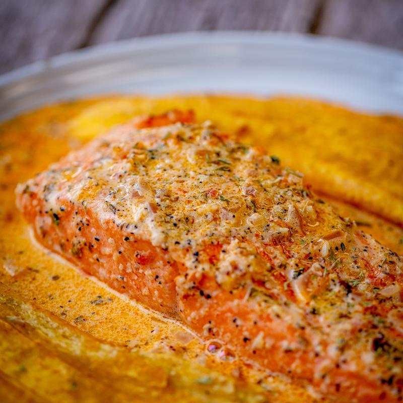 menu item 4 of 4, Thai Coconut Salmon