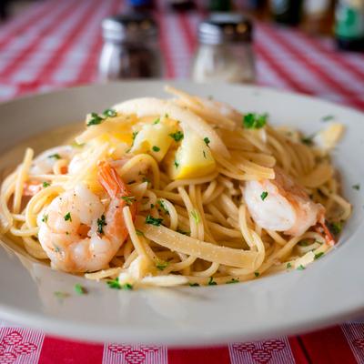 SHRIMP SCAMPI.