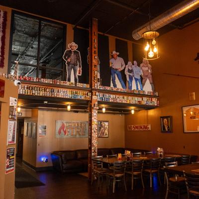 The restaurant's interior space.