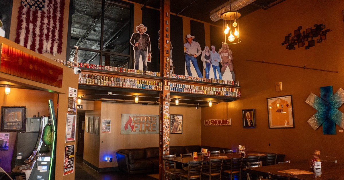 The restaurant's interior space