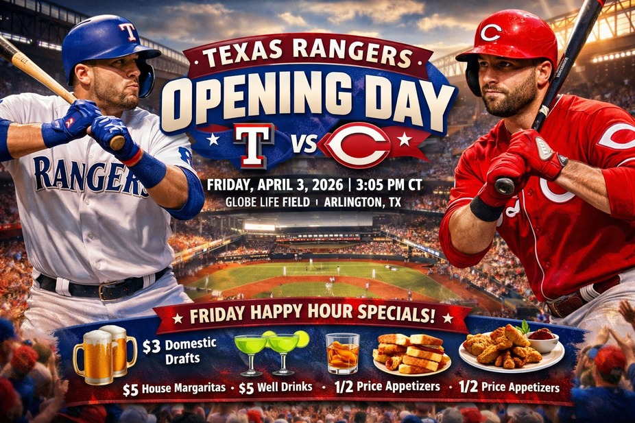 TEXAS RANGERS OPENING DAY WATCH PARTY event photo