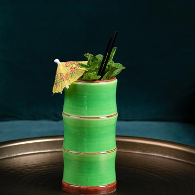 The Motel, pineapple rum, light rum, apricot liquor, lime, pineapple, house falernum.