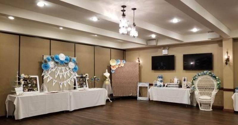 Decorated reception hall