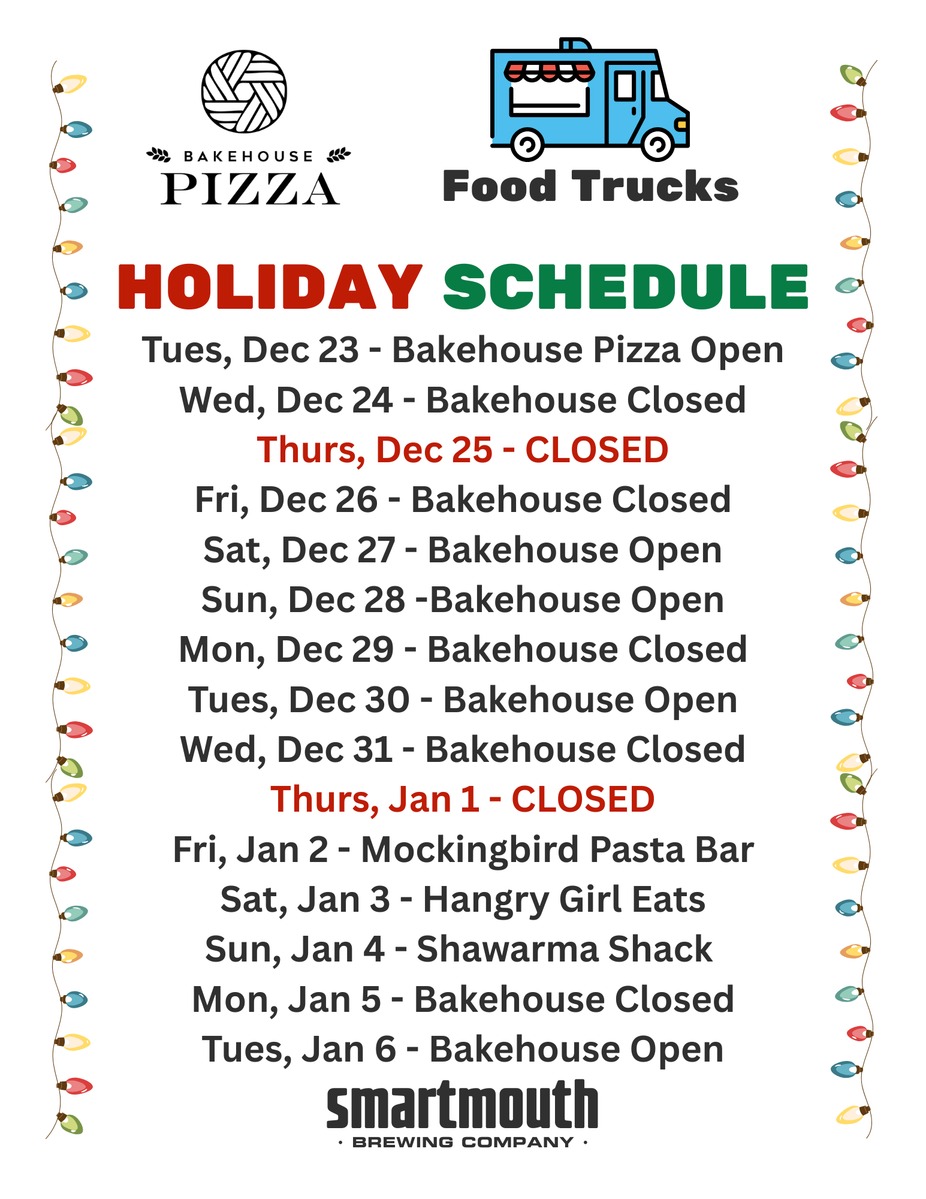 Holiday Hours event photo