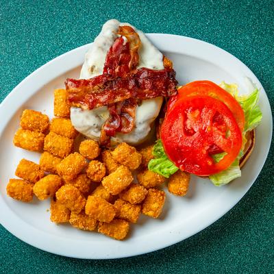 Dagwood with tater tots.