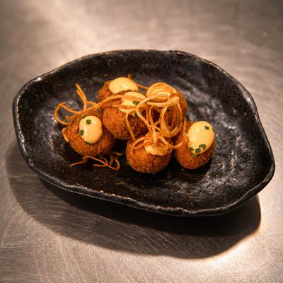 Chicken croquetas.