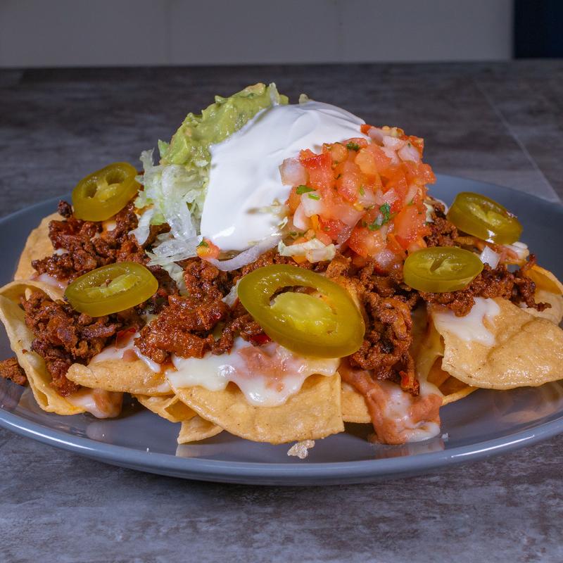 menu item 16 of 24, Q’ Nachos
