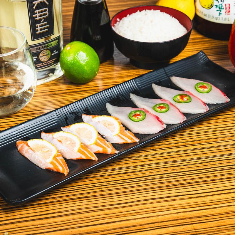 menu item 6 of 10, Yellowtail Sashimi with Jalapenos