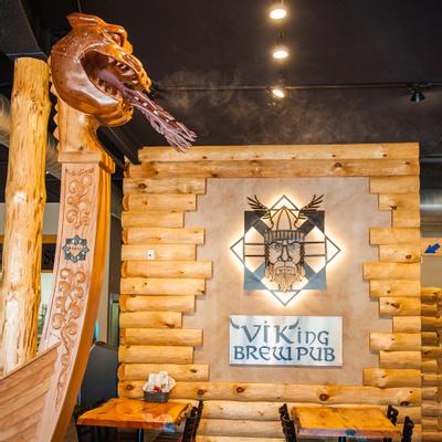 Viking Brew Pub interior, bar area
