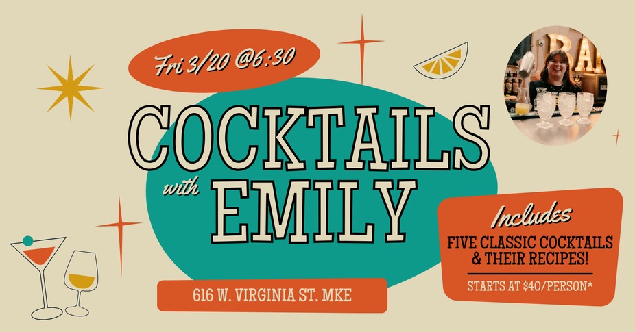 Cocktails with Emily event photo