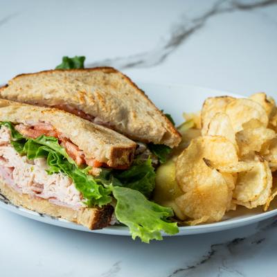 Ham, Turkey, Swiss Sandwich.