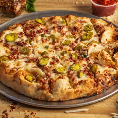 Twisted Piggies pizza.