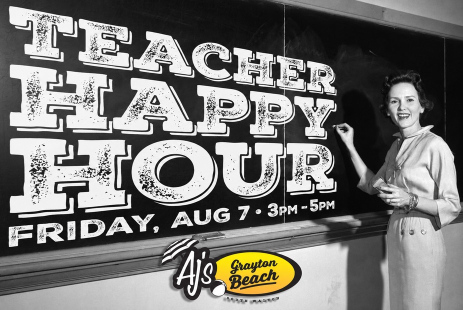 Teachers Back-to-School Happy Hour at AJ's event photo