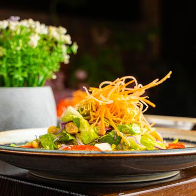 Organic Ginger Salad.