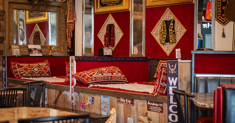 Interior seating area