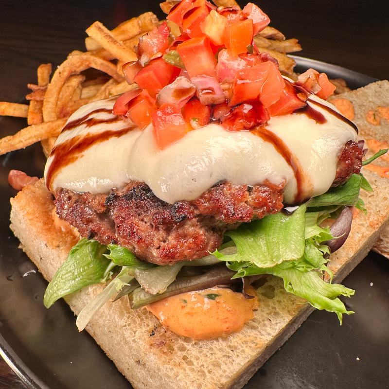 Bruschetta Burger photo