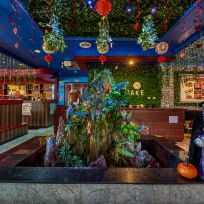 Interior decorations.