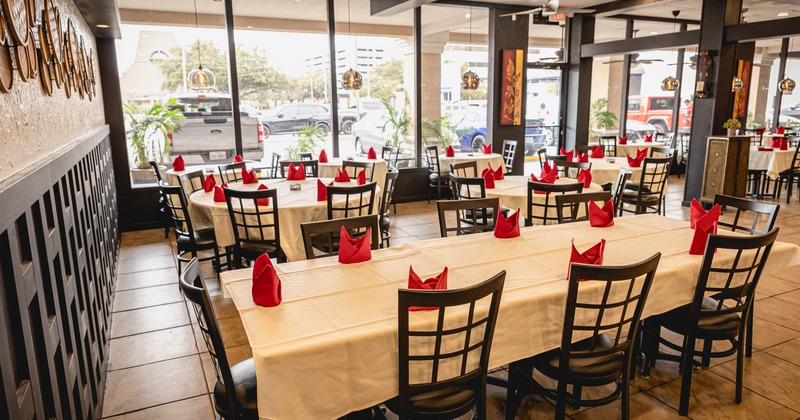 Interior, dining area