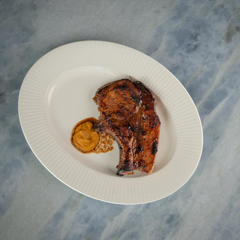 Fireside Berkshire Pork Chop photo