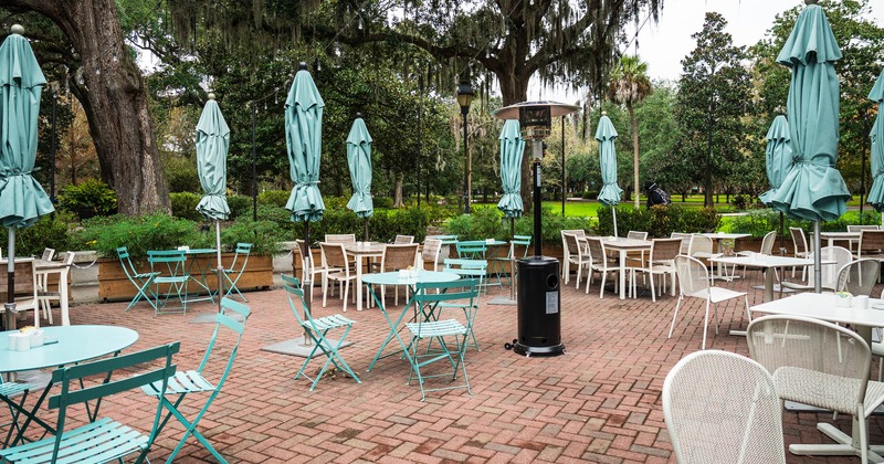 Exterior seating area