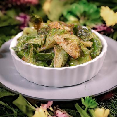 Crispy Brussel Sprouts.