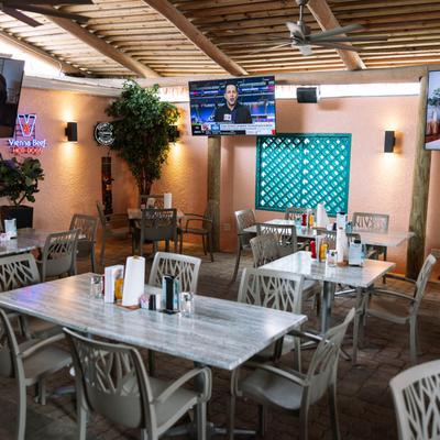 Interior, dining area.