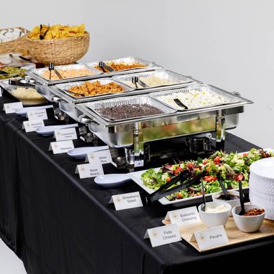 Various catering food.