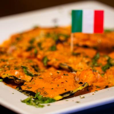 Gourmet Lobster and Crab Ravioli photo