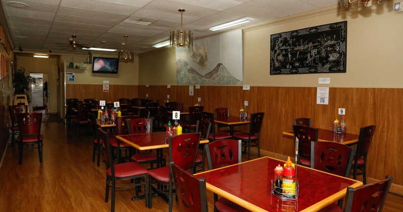 Interior, dining area