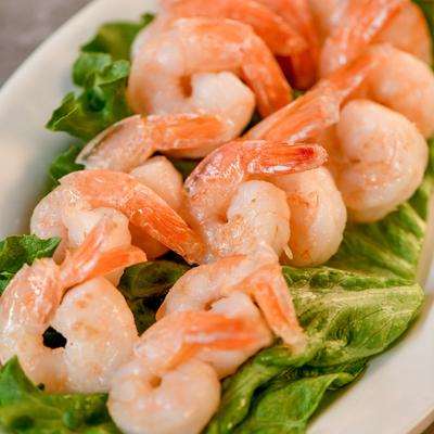 Sauteed shrimp