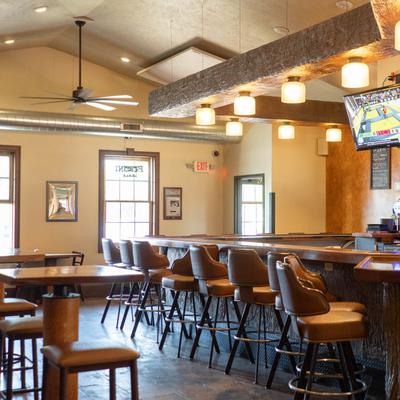 Interior, dining and bar areas.