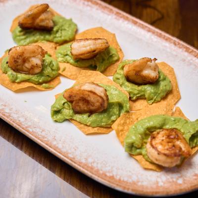 Shrimp Guacamole Bites.