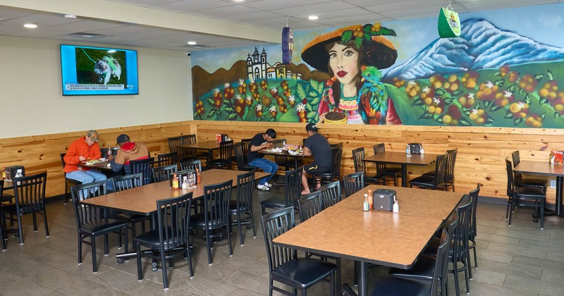 Interior, main seating area