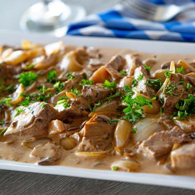 Pork Stroganoff