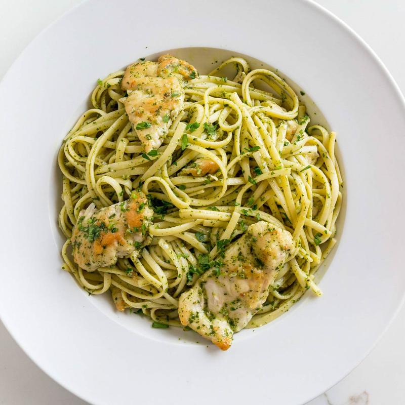 Chicken or Shrimp Pesto photo