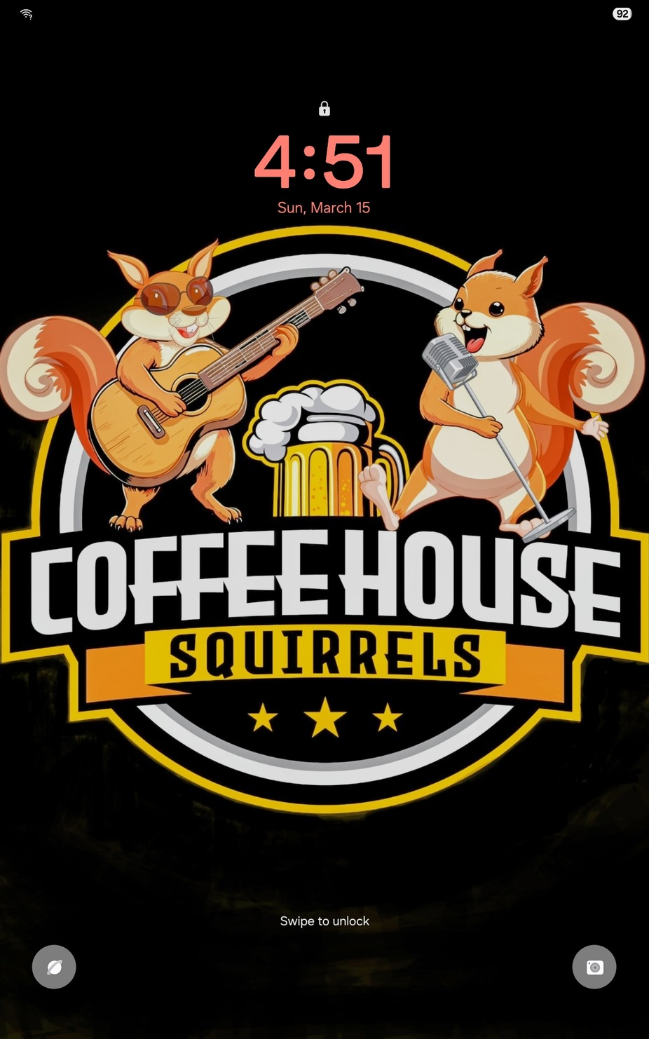 Coffeehouse Squirrels event photo